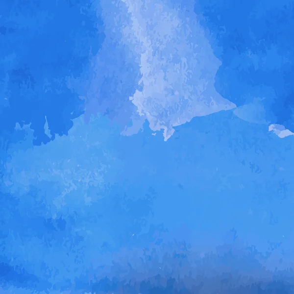 Banner de fondo azul acuarela — Vector de stock