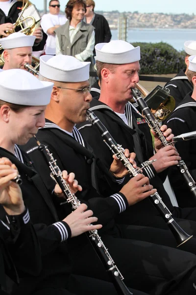 San Diego WWII Kiss Statue Ceremony — Stock Photo, Image