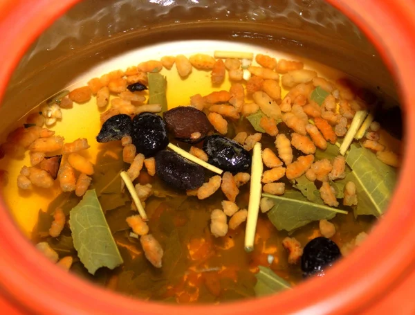 Ingredientes de té japonés — Foto de Stock