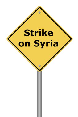 Suriye uyarı işareti strike
