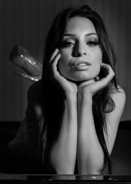 Black White Young Woman