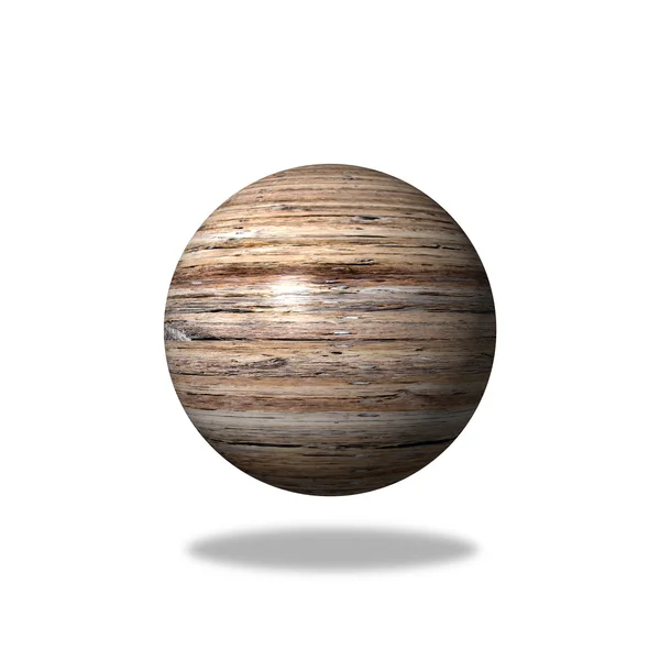 Wooden Globe — Stock Photo, Image