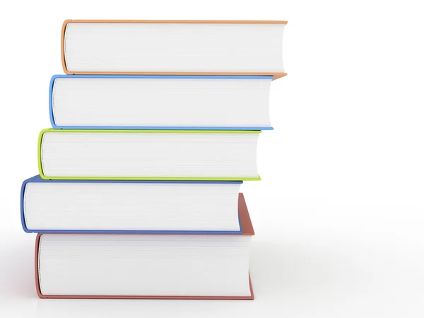 Stack of five books — Stock Photo, Image