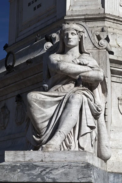 Statua Rossio — Zdjęcie stockowe