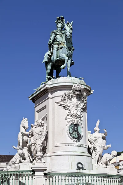 Reiterstandbild des Königs jose i — Stockfoto