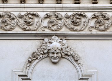 süslü art nouveau yapı