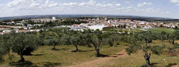 Panoramiczny widok Serpa, Portugalia — Zdjęcie stockowe