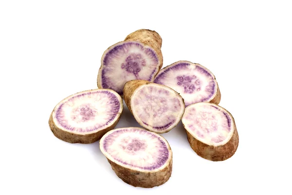 Patata dolce carnosa viola — Foto Stock
