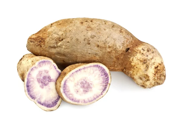 Batata doce carnuda roxa — Fotografia de Stock