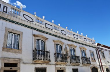 Iron balconies in Borba, Portugal
