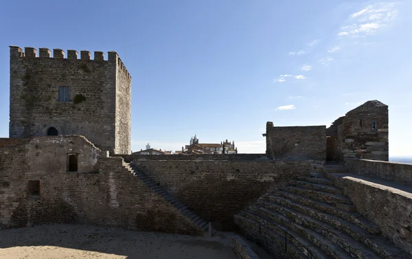 Monsaraz, a középkori vár — Stock Fotó