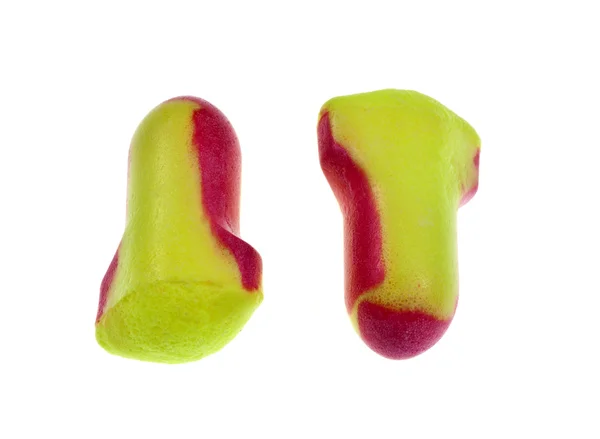 Pair of Ear Plugs or Hearing Protectors — Stock Photo, Image