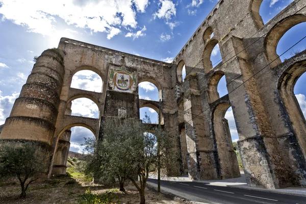 Acquedotto di Amoreira a Elvas, Portogallo — Foto Stock