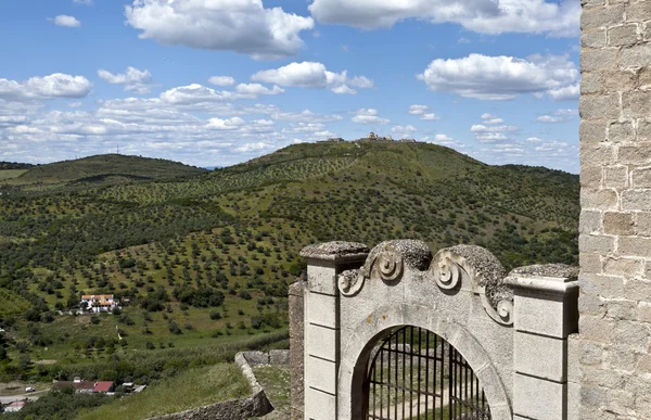 Elvas - перегляд forte da graca — стокове фото