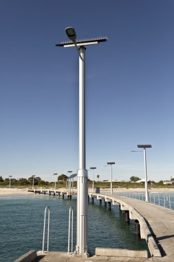 Solar sokak sokak lâmbası direği