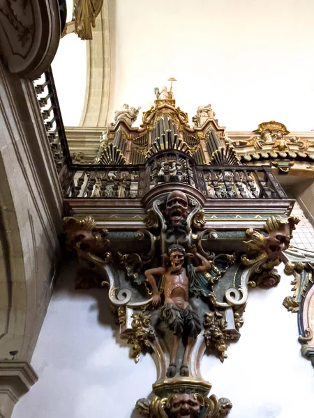 Pipe Organ Monastery Saint Michael Refojos Sao Miguel Refojos Built — Foto Stock