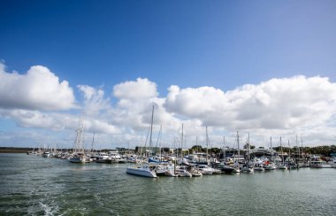 The Great Sandy Straits Marina is located at Urangan harbour in Hervey Bay, Queensland, Australia 