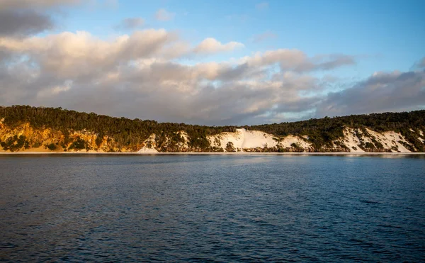 Uitzicht Westkust Van Het Fraser Eiland Bekend Onder Aboriginal Naam — Stockfoto