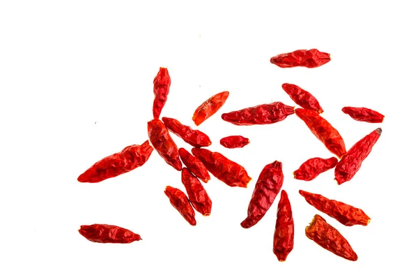 Sun Dried Homemade Whole Chilli Peppers Used Many Cuisines Spice — kuvapankkivalokuva