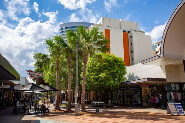 Вид Пішохід Smith Street Mall Жовтня 2022 Року Дарвіні Австралія — стокове фото