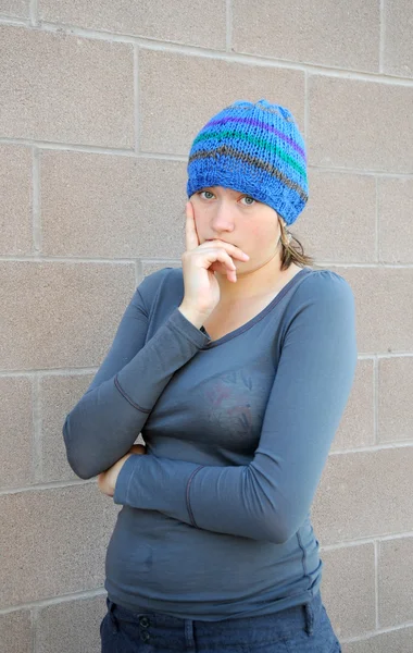 Female tomboy. — Stock Photo, Image