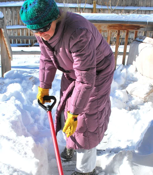 Vinter snö. — Stockfoto