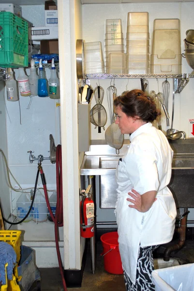 Female chef. — Stock Photo, Image