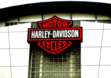 Harley Davidson store. clipart