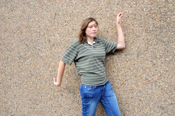 Female tomboy. — Stock Photo, Image