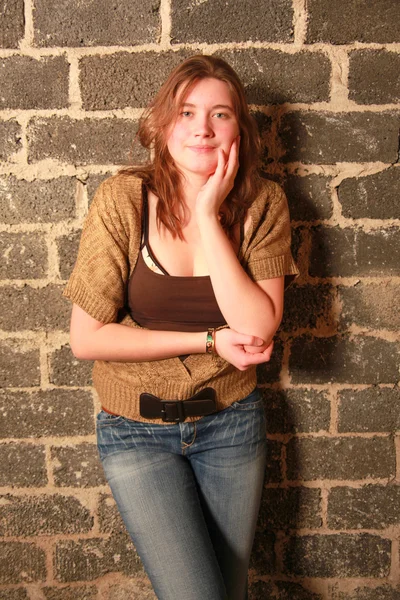 Grunge adolescente donna . — Foto Stock