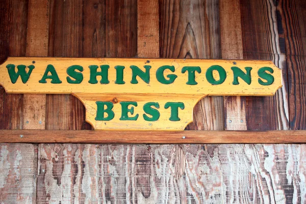 Washington's best sign. — Stock Photo, Image