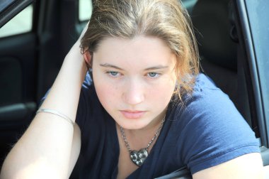 yeni kadın sürücü.