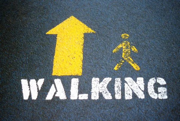 Walking symbol. — Stock Photo, Image