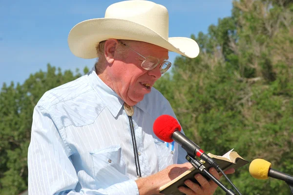 Cowboy-Prediger. — Stockfoto