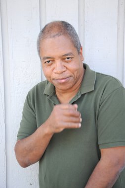 Afro-Amerikan erkek.