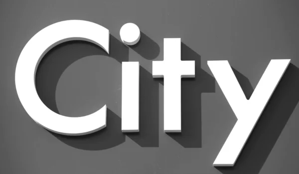 City word. — Stock Photo, Image