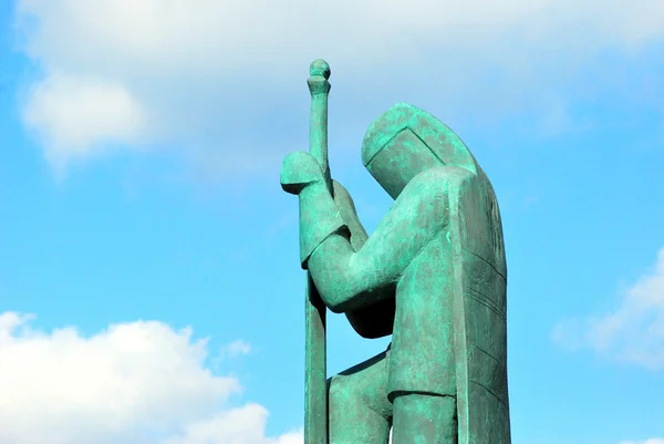Statua Majów. — Zdjęcie stockowe