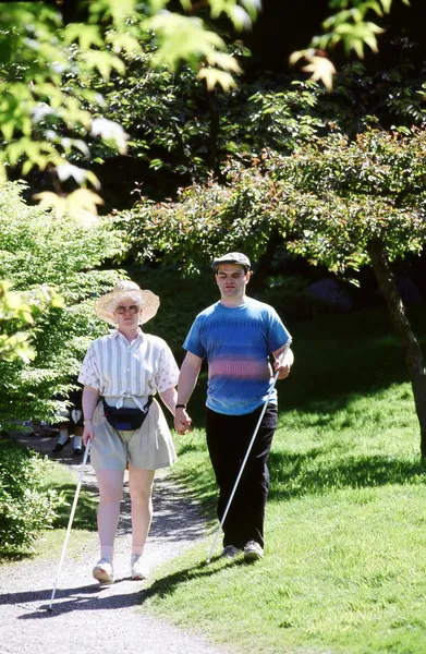 Blindträff. — Stockfoto