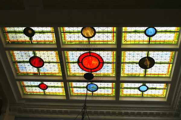 Stained glass window. — Stock Photo, Image