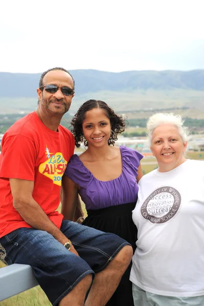 Famiglia afroamericana . — Foto Stock