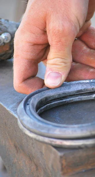 Male farrier. — Stock Photo, Image