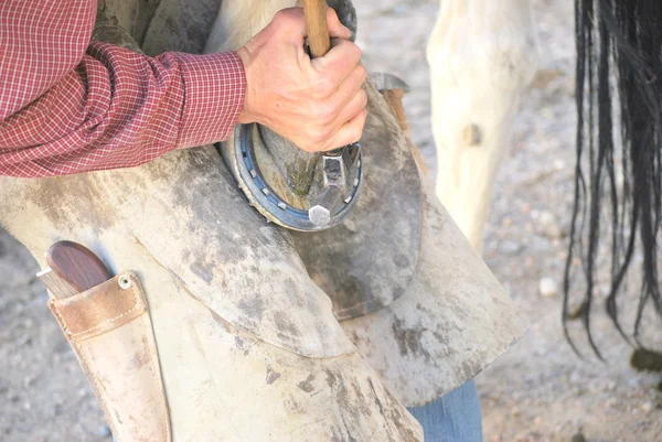 Male farrier. — Stock Photo, Image
