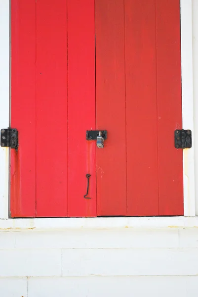 Colorida ventana de madera . —  Fotos de Stock