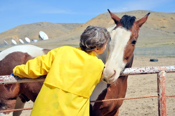 Female rancher. — Stock Photo, Image