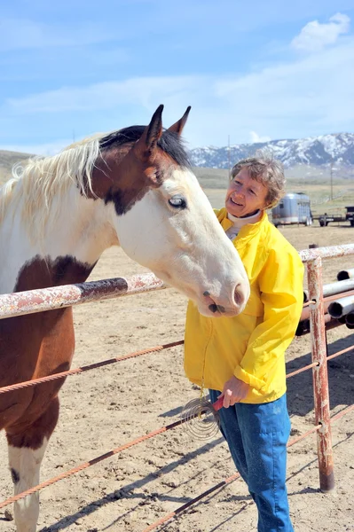 Female rancher. — Stock Photo, Image