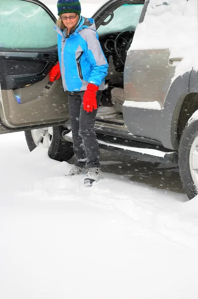 Vinter snö. — Stockfoto