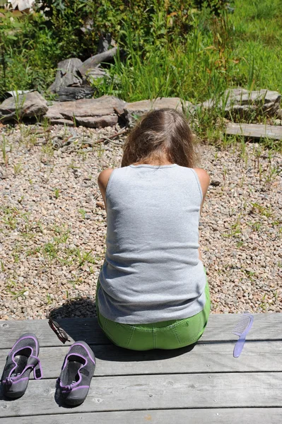 Vrouwelijke depressie. — Stockfoto