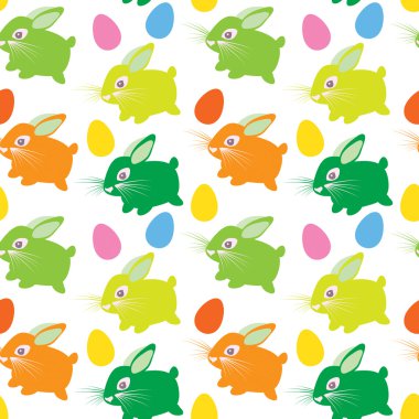 Paskalya tavşanı yumurta sorunsuz doku ile