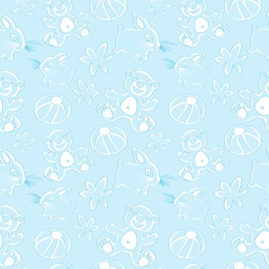 Bunny, ayı childfish sorunsuz doku