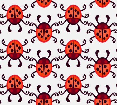 uğur böceği seamless modeli